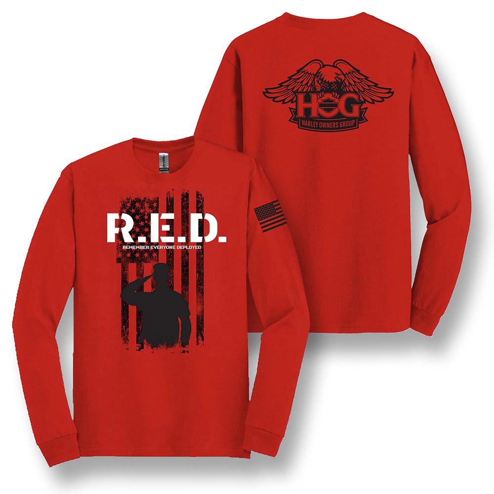 R.E.D. Long Sleeve T-Shirt | Norscot HOG Store R.E.D. Long Sleeve T-Shirt | Norscot HOG Store